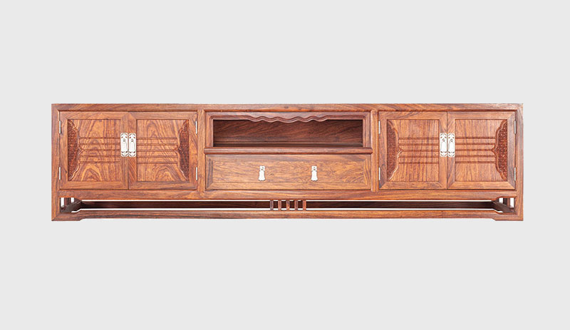 石景山刺猬紫檀电视柜低柜现代中式全实木电视柜客厅高低柜
