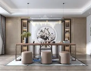 石景山新中式风格茶室如何规划设计